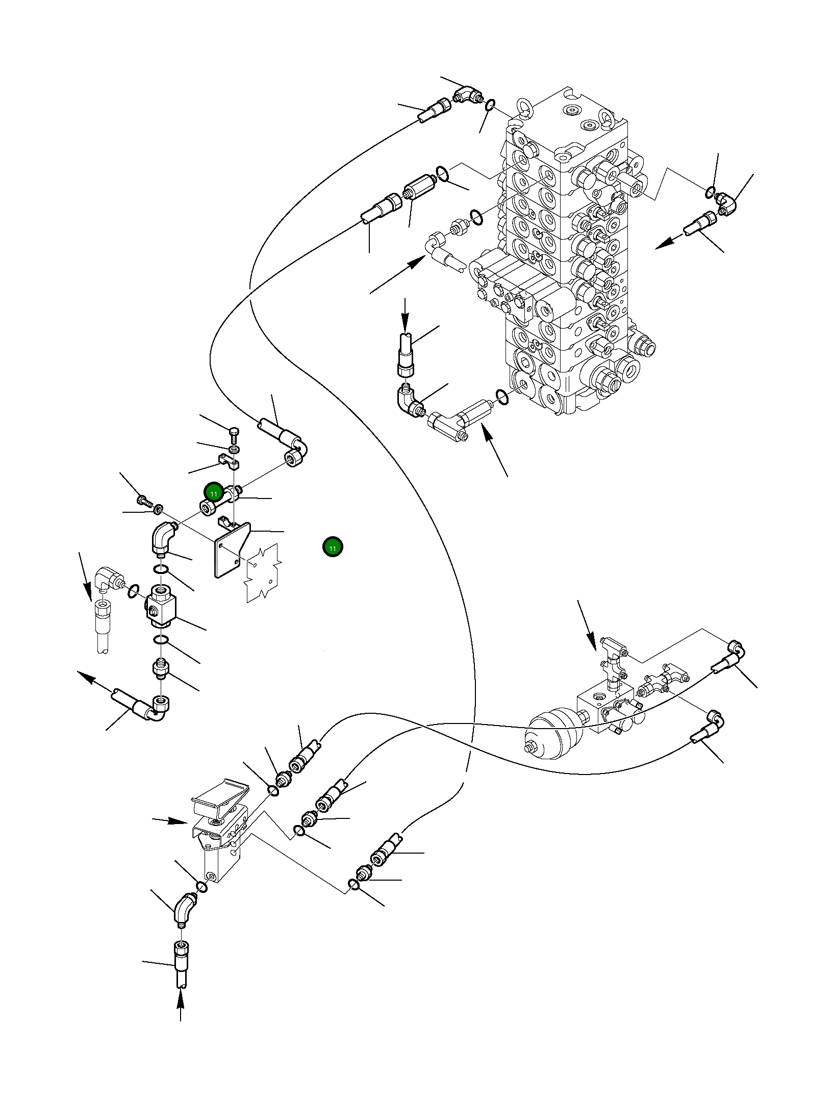 Опора 3F4576050 Komatsu