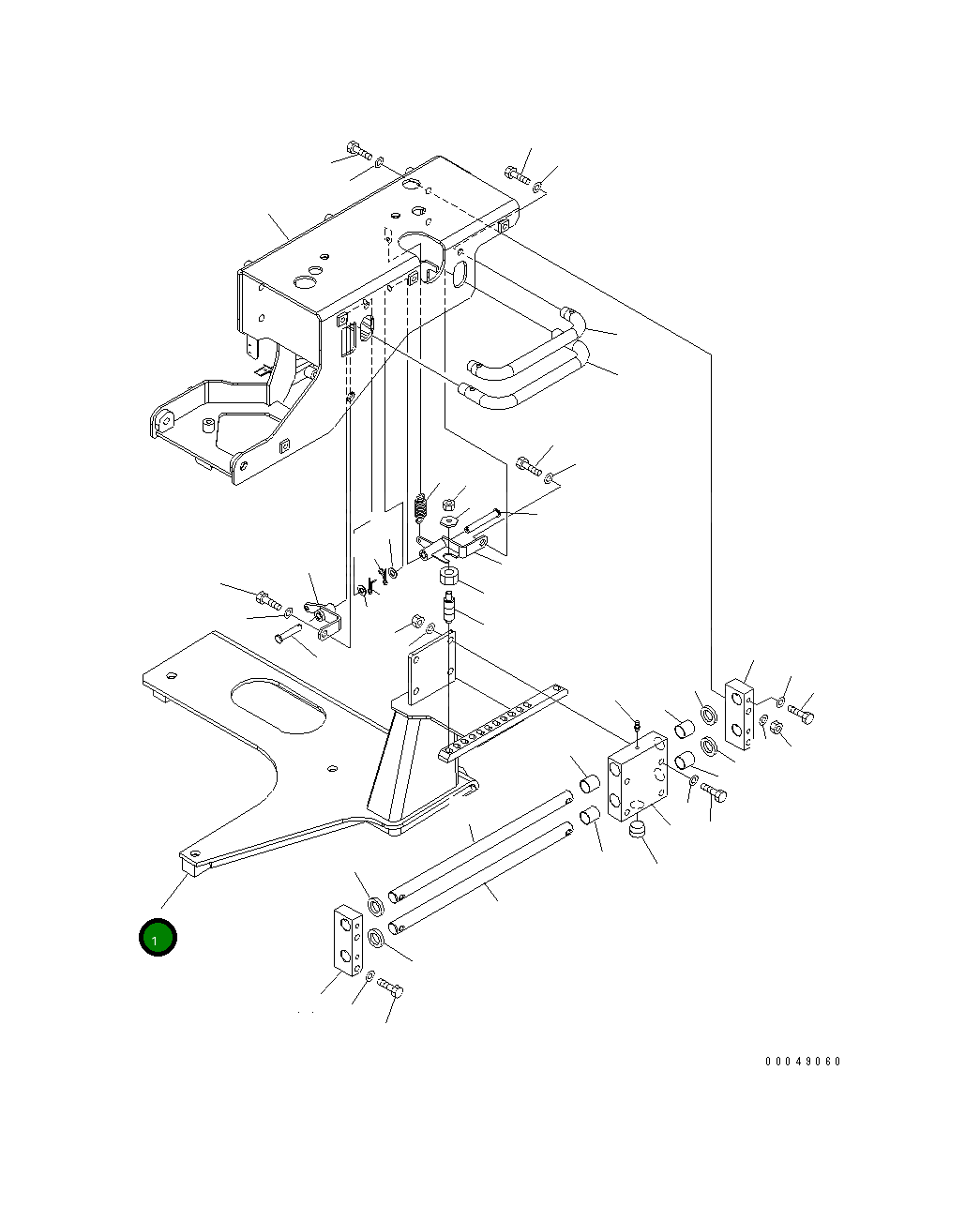 Кронштейн 425-S33-3181 Komatsu
