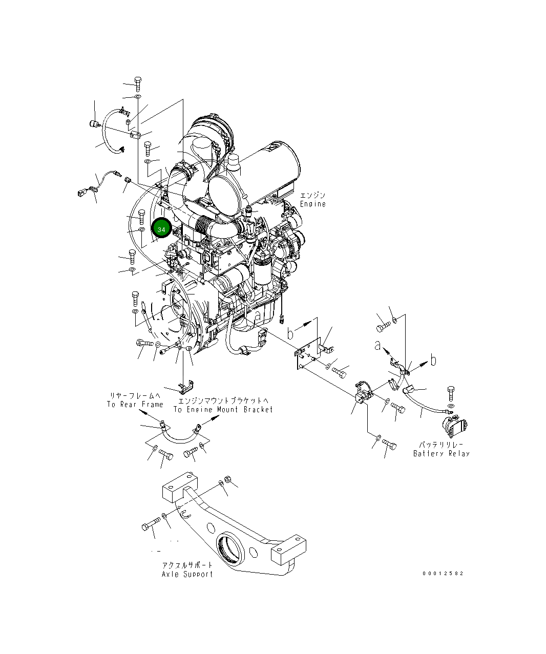 Кронштейн 418-06-31311 Komatsu