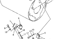 Кронштейн 258-10-29802 Komatsu