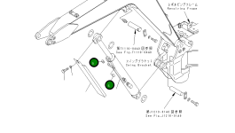 Направляющая 20M-62-73310 Komatsu