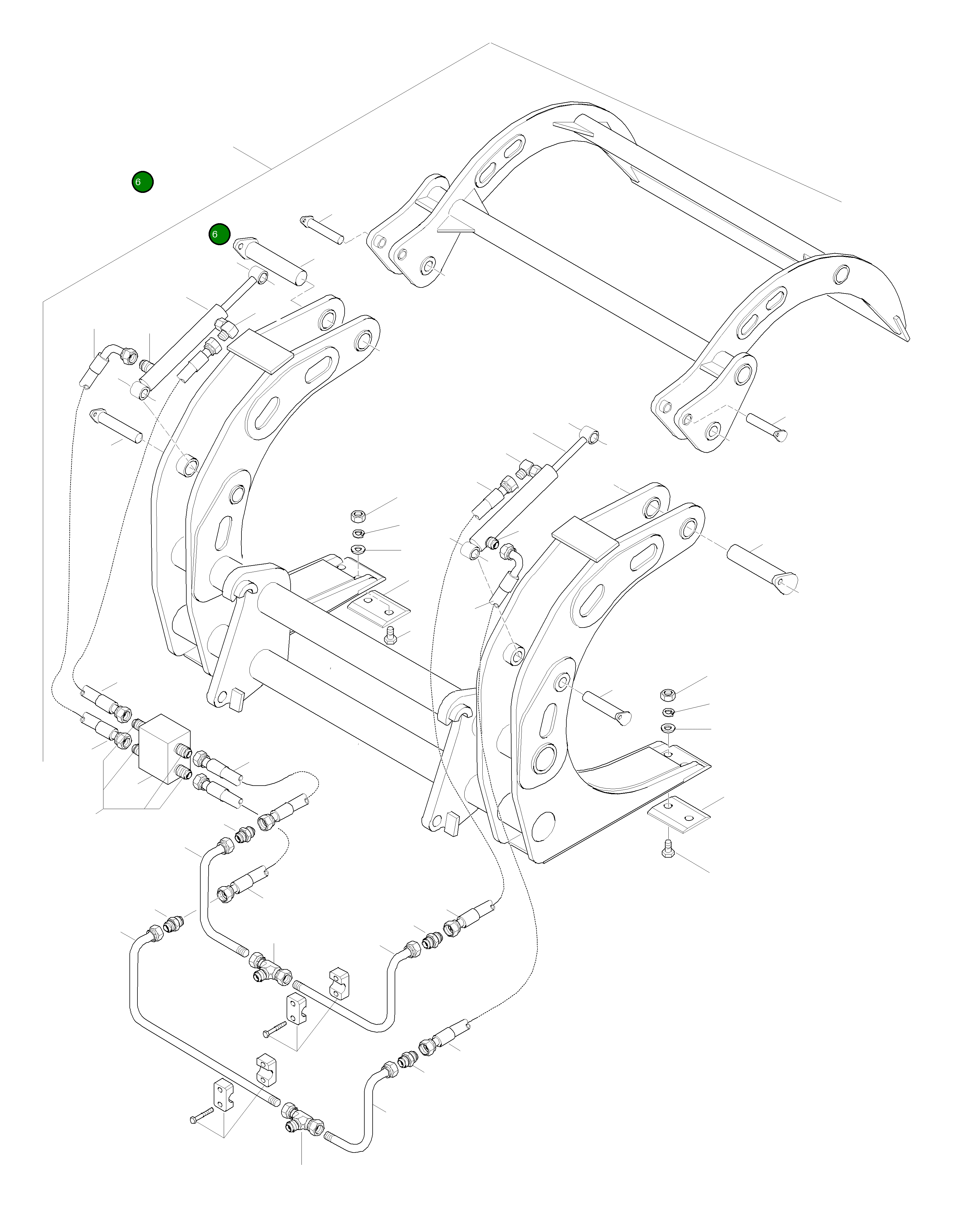 Нож 421-71-H0P05 Komatsu