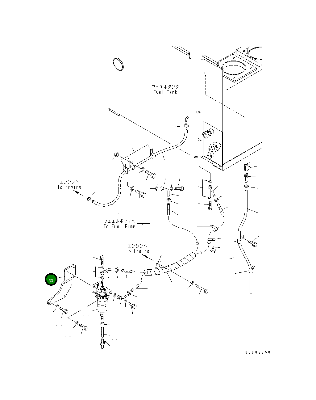 Кронштейн 23B-04-32110 Komatsu