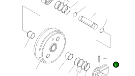 Палец 21M-30-17170 Komatsu