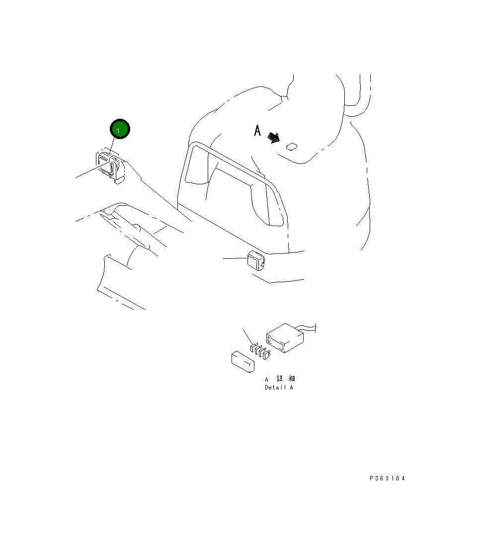 Лампа YM933113-05210 Komatsu