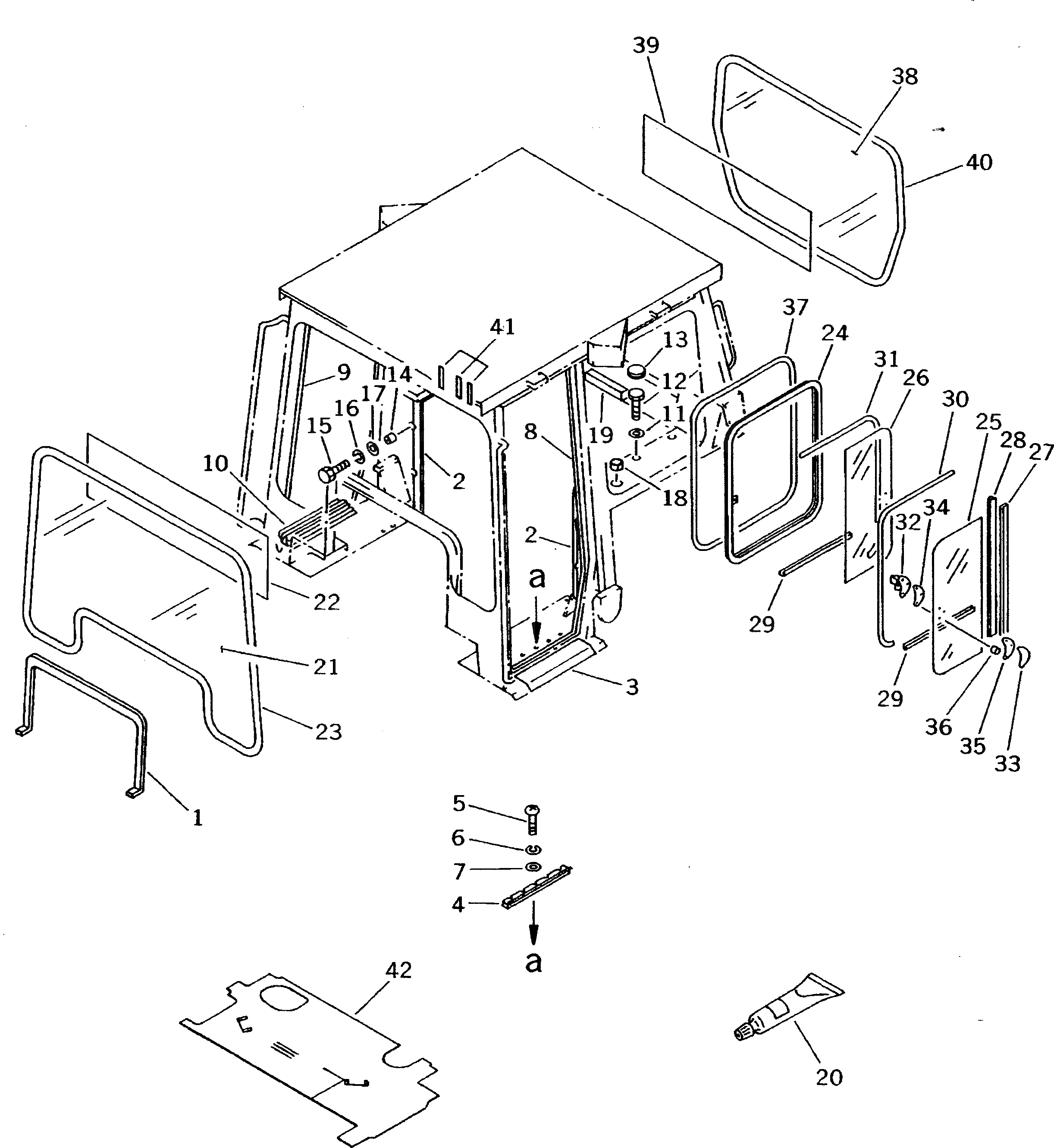 Прокладка 20T-54-25760 Komatsu