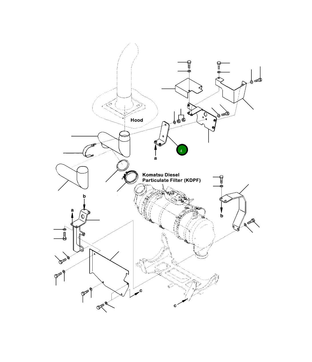 Кронштейн 423-02-51181 Komatsu