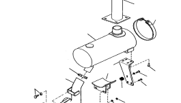 Кронштейн 1435 337 H91 Komatsu