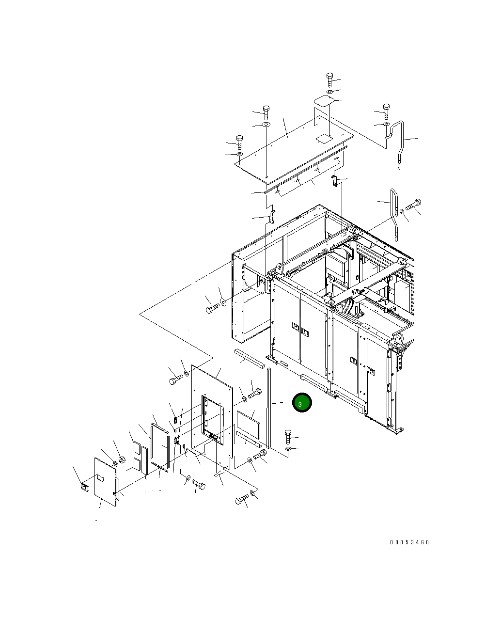 Лист 21T-54-31990 Komatsu