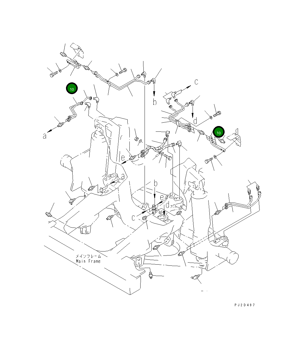 Кронштейн 569-52-62170 Komatsu