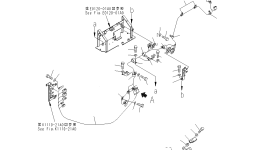 Кронштейн 23B-06-61760 Komatsu