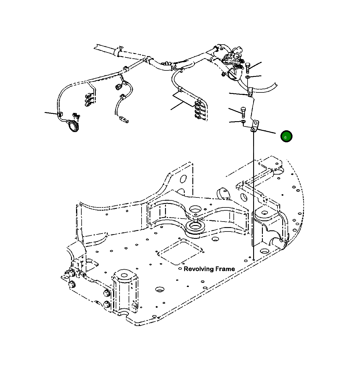 Кронштейн 22P-06-11810 Komatsu