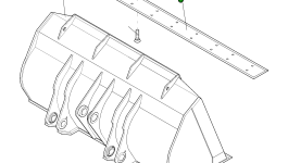 Нож 421-70-H2C40 Komatsu