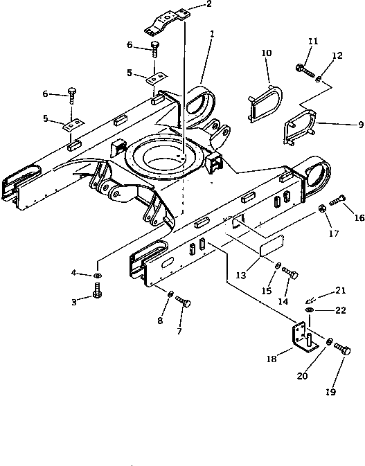 Кронштейн 20T-914-7330 Komatsu