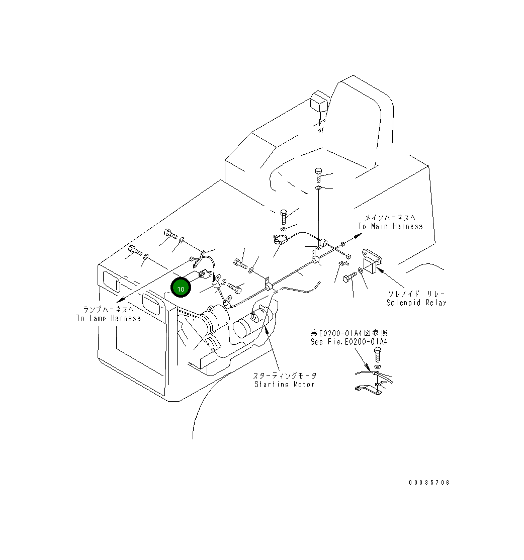 Кронштейн 104-06-52170 Komatsu