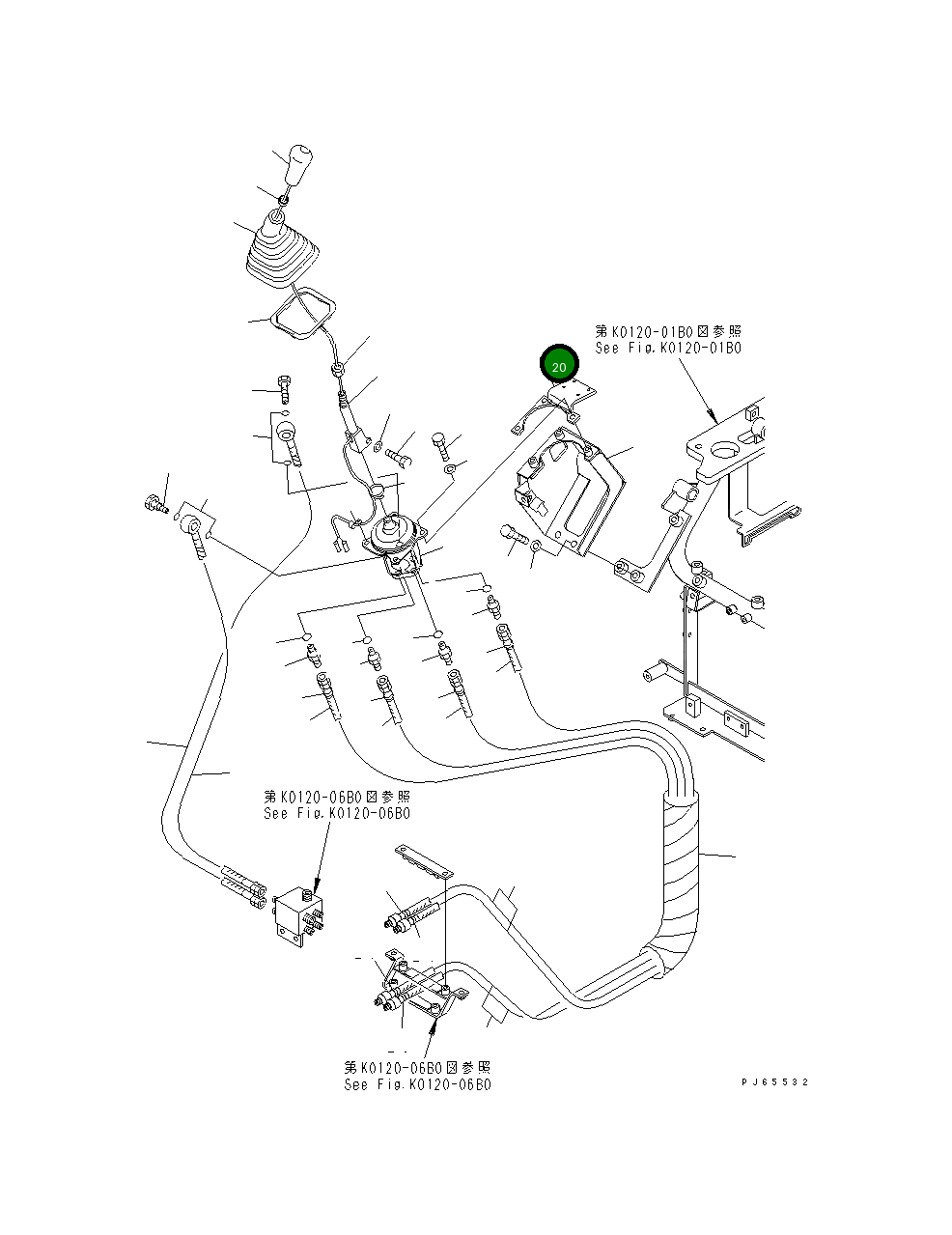 Кронштейн 22J-57-1A131 Komatsu