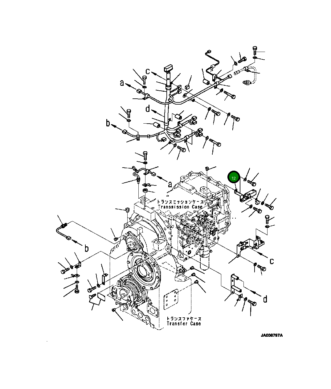 Кронштейн 425-15-46870 Komatsu