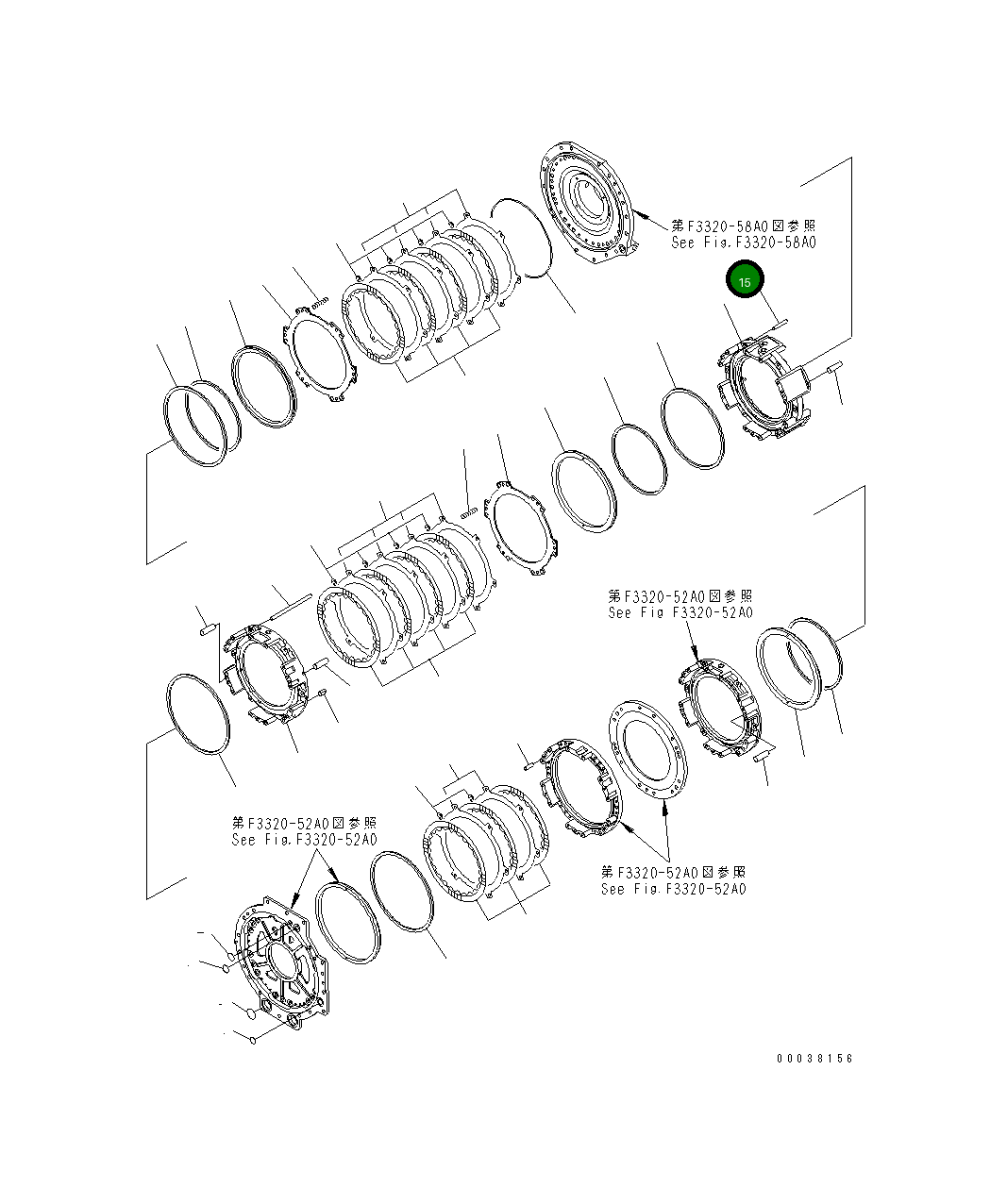 Палец 234-15-12761 Komatsu