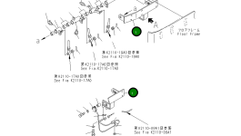 Кронштейн 195-61-45770 Komatsu