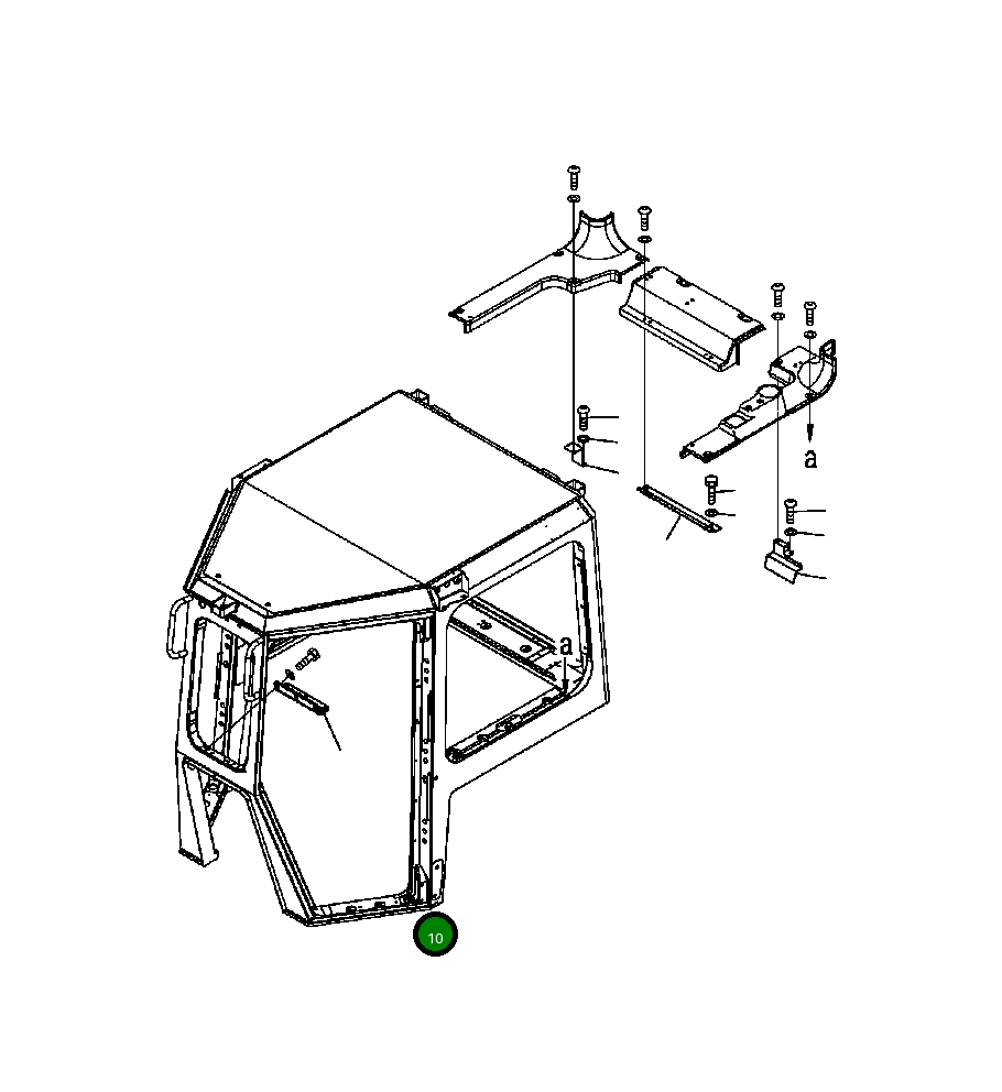 Кронштейн 124-Z11-8110 Komatsu