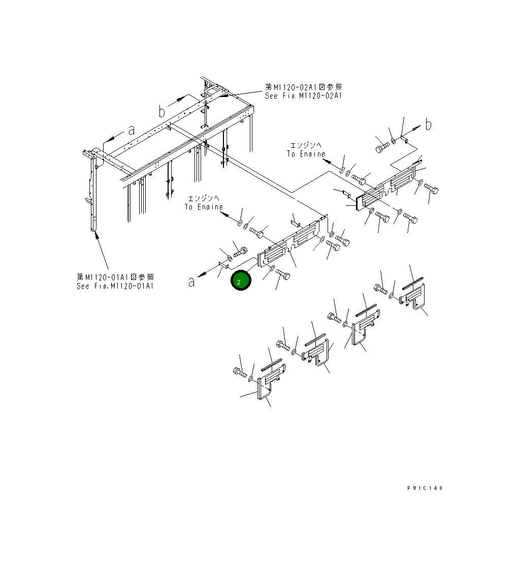 Лист 21T-54-74230 Komatsu