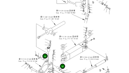 Палец 21W-70-21261 Komatsu