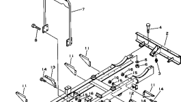 Кронштейн M710021666700 Komatsu