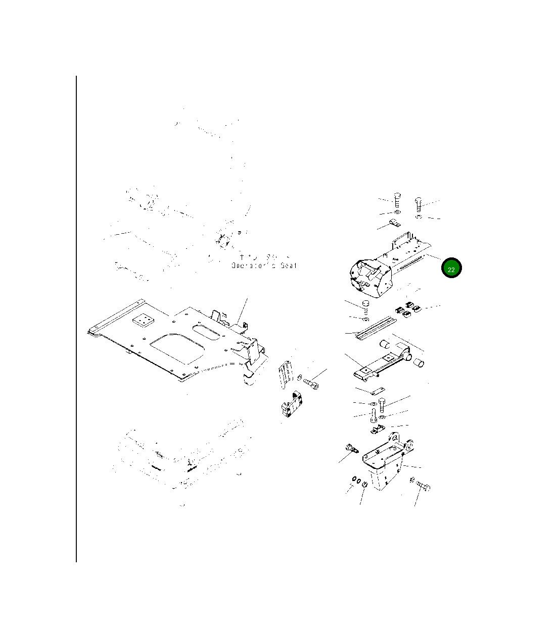 Кронштейн 425-S33-5313 Komatsu