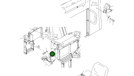 Кронштейн 23B-06-43932 Komatsu
