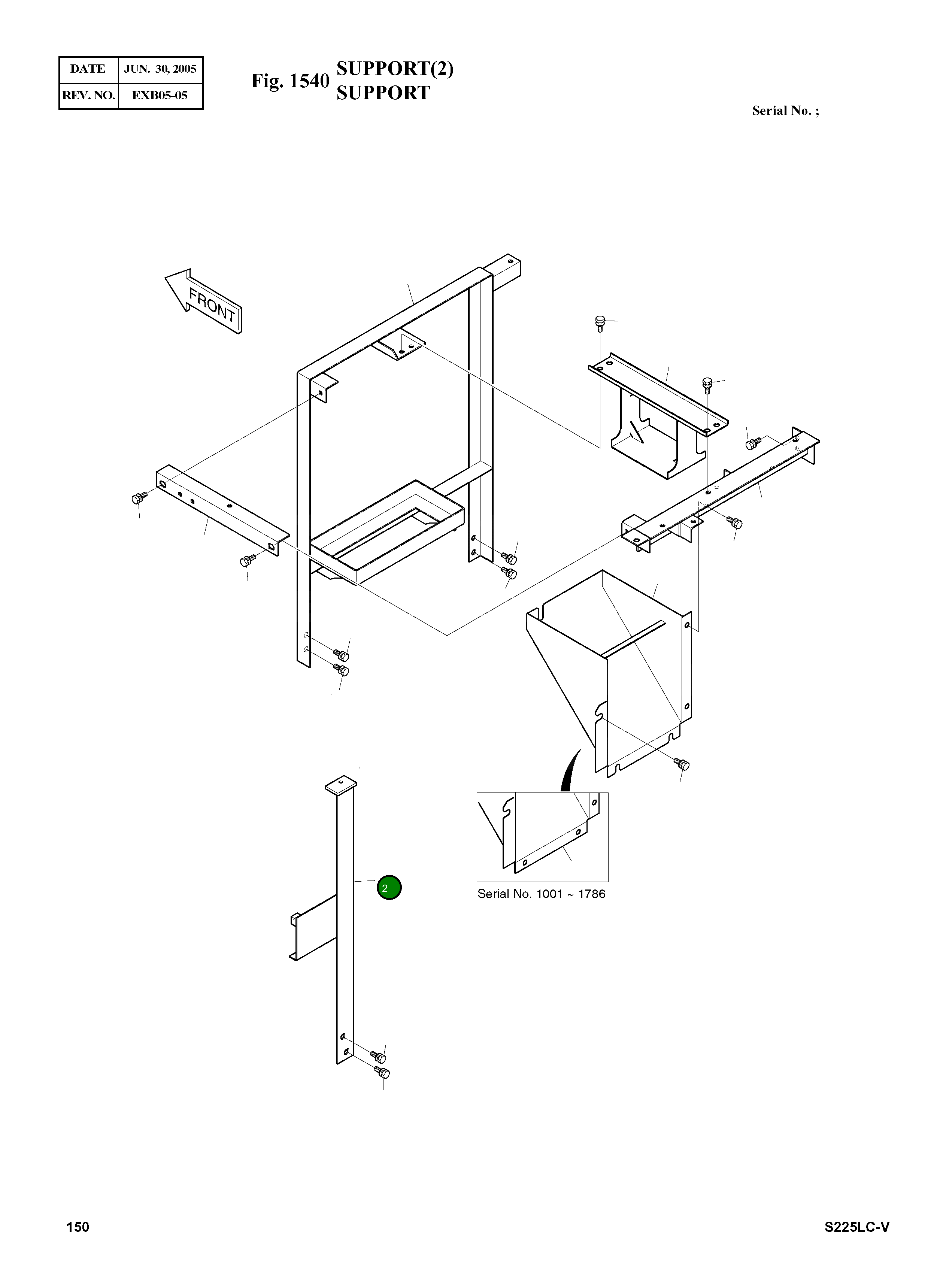 Опора 195-01770C Komatsu