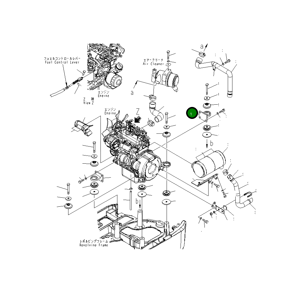 Кронштейн 22J-01-25213 Komatsu