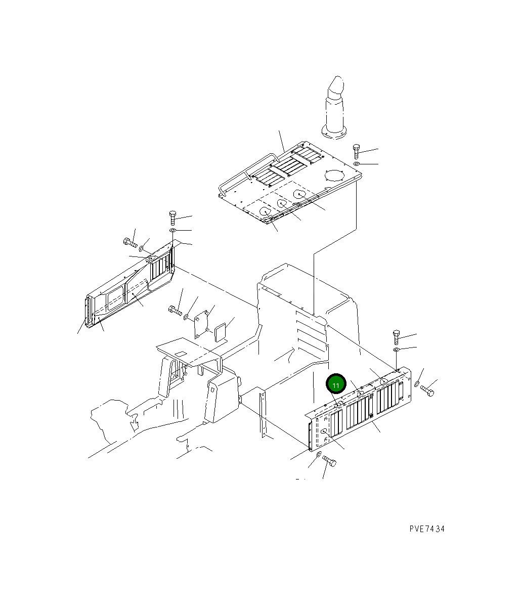 Лист 426-Z90-1670 Komatsu