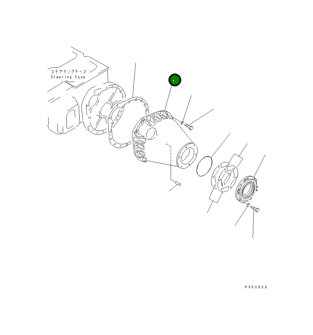 Корпус 11G-C70-3110 Komatsu