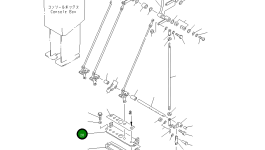 Кронштейн 23D-43-21180 Komatsu