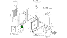 Набивка 22F-03-11250 Komatsu