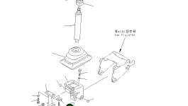 Кронштейн 20G-40-K1550 Komatsu
