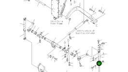 Палец 232-70-13361 Komatsu