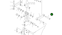 Палец 205-70-21191NK Komatsu