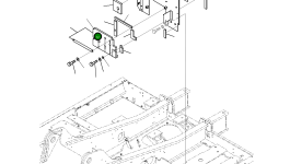 Лист 205-54-35881 Komatsu