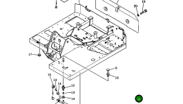 Кронштейн 201-54-42920 Komatsu