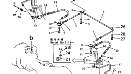 Трубка 20B-43-33330 Komatsu