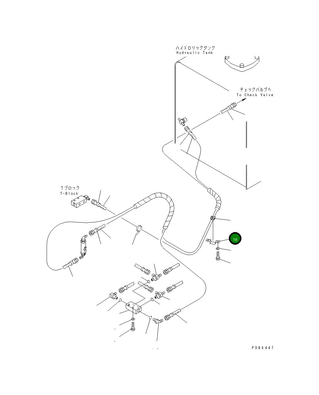 Кронштейн 20Y-62-22210 Komatsu