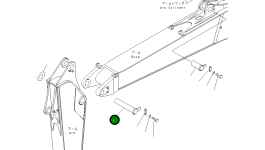 Палец 21K-70-31170 Komatsu