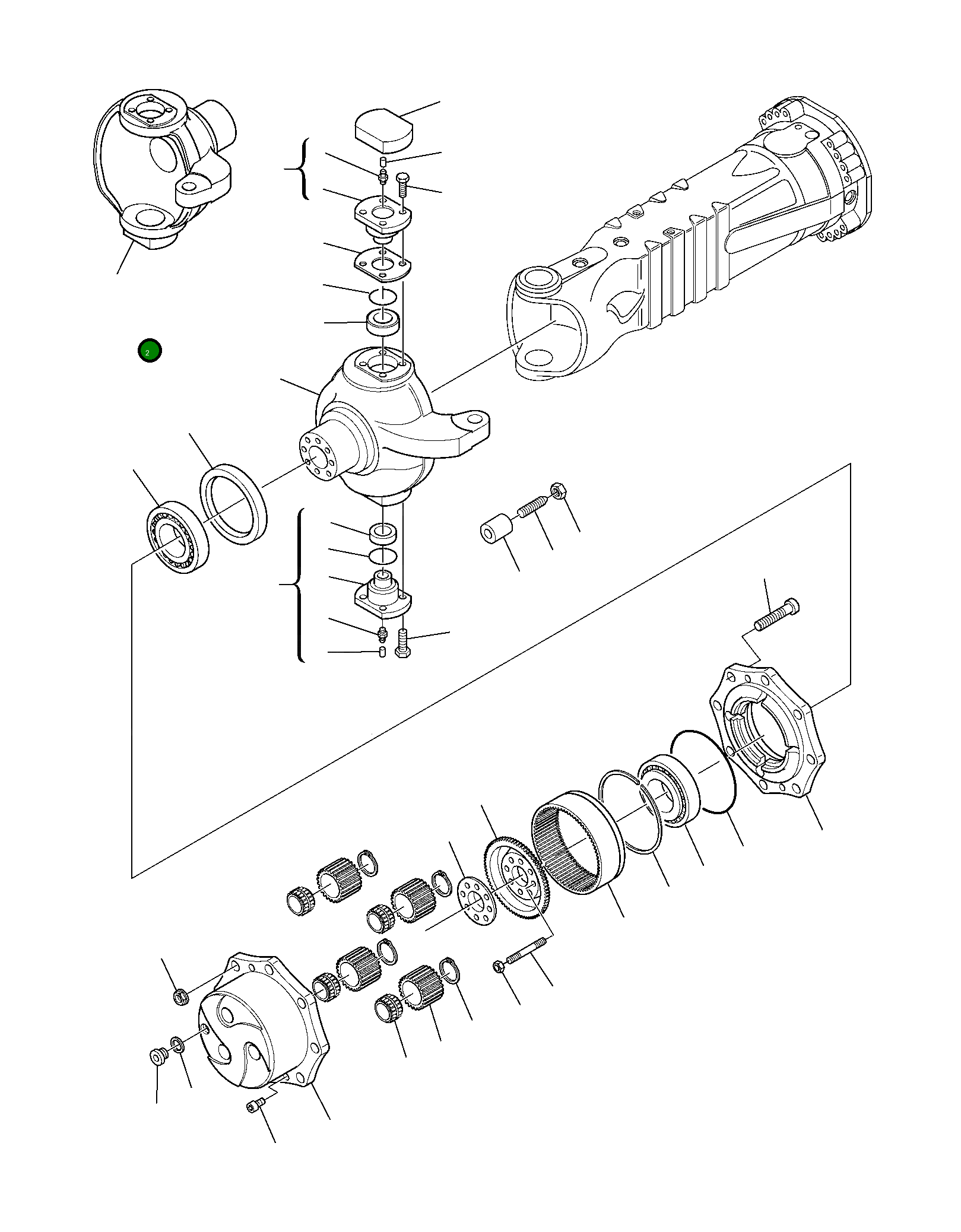 Корпус 226-22-11740 Komatsu