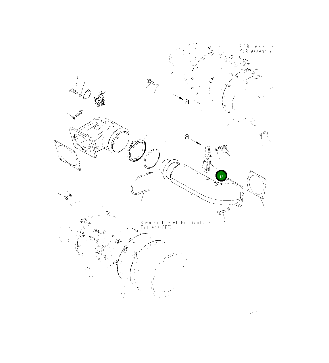 Кронштейн 6263-11-5961 Komatsu
