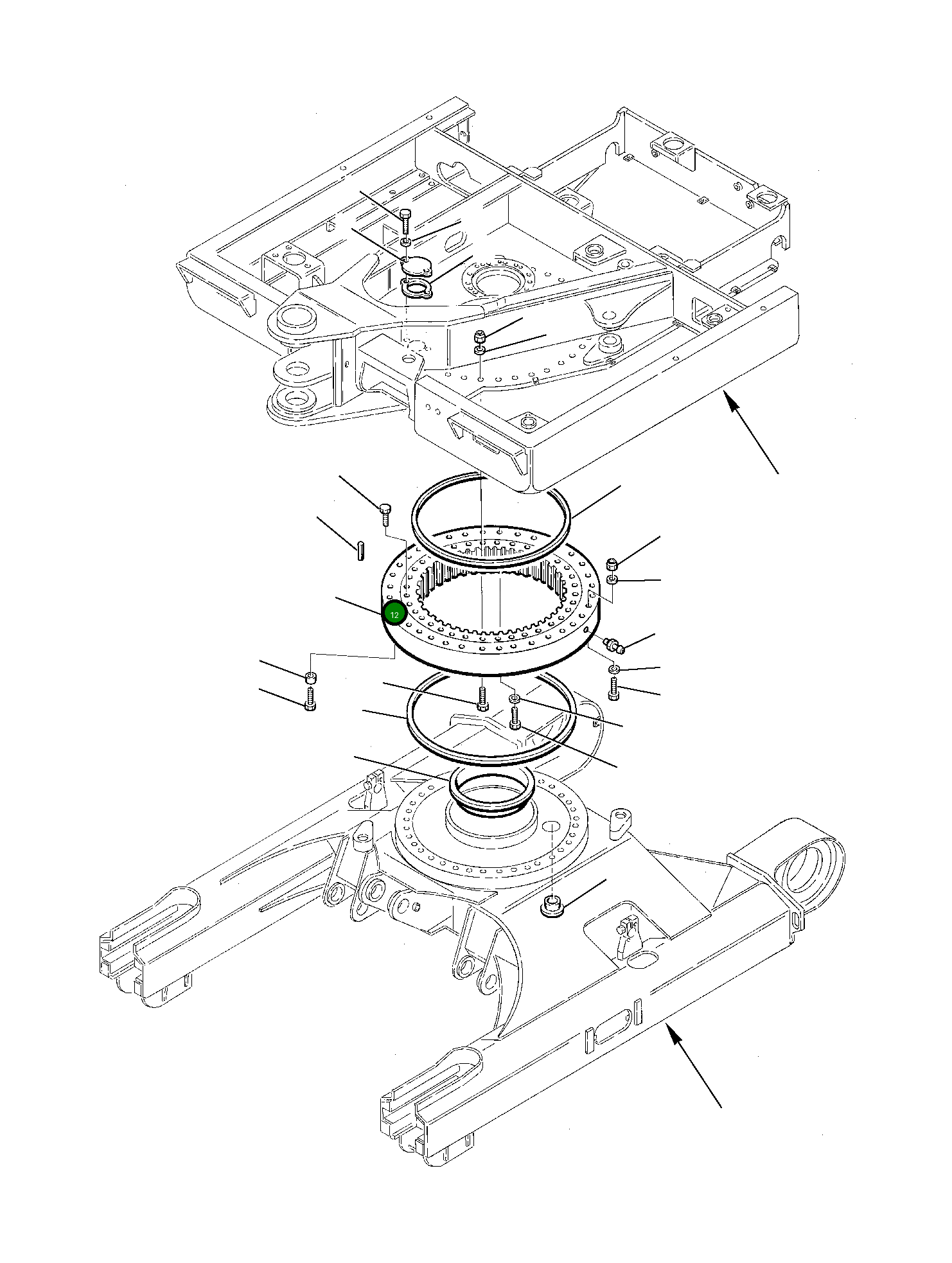 Палец 21D-09-84410 Komatsu