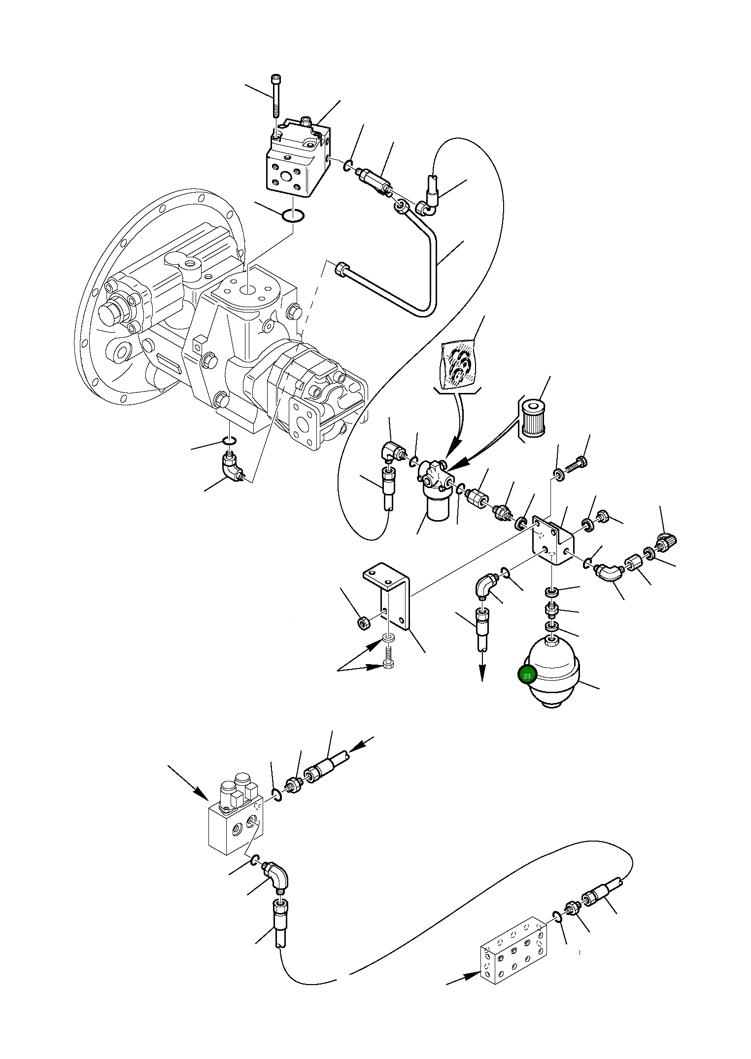 Опора 21D-62-11411 Komatsu