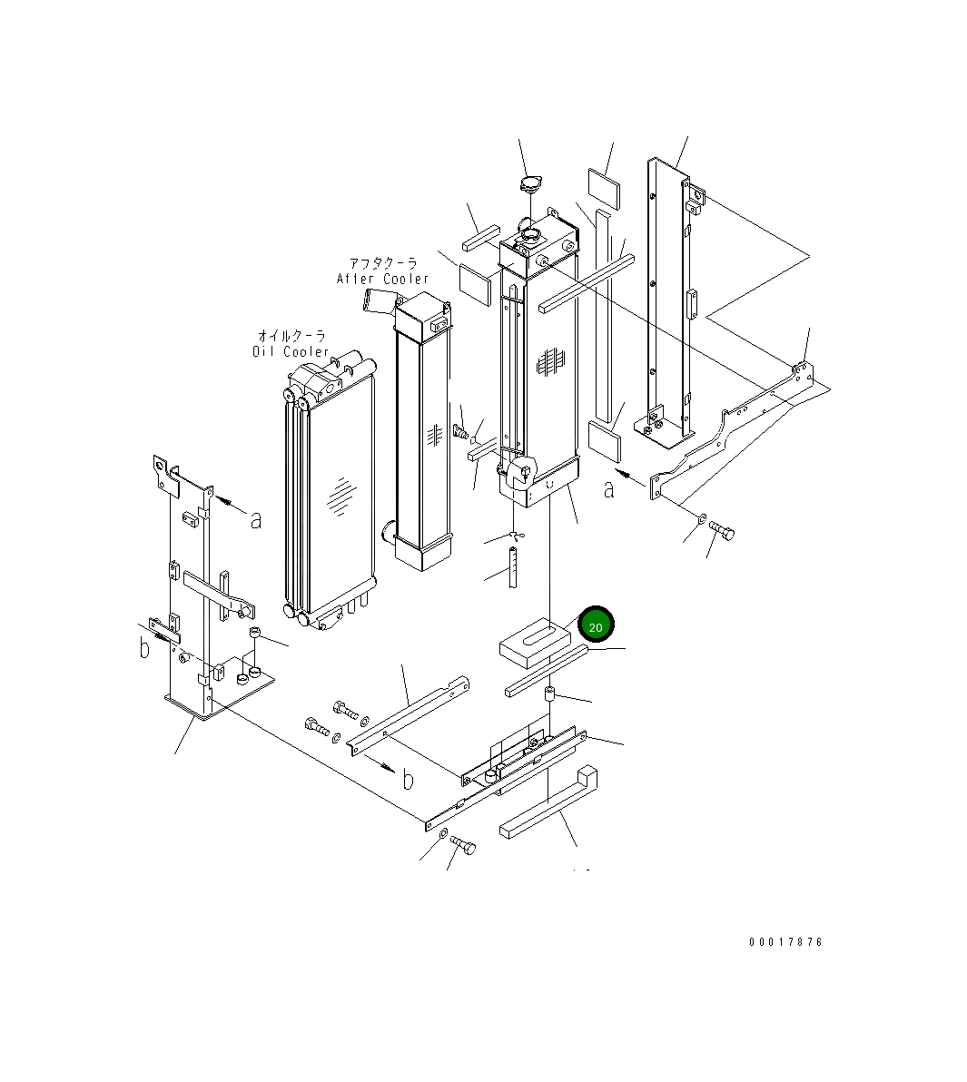Лист 22B-03-12460 Komatsu
