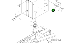 Кронштейн 21M-54-12691 Komatsu
