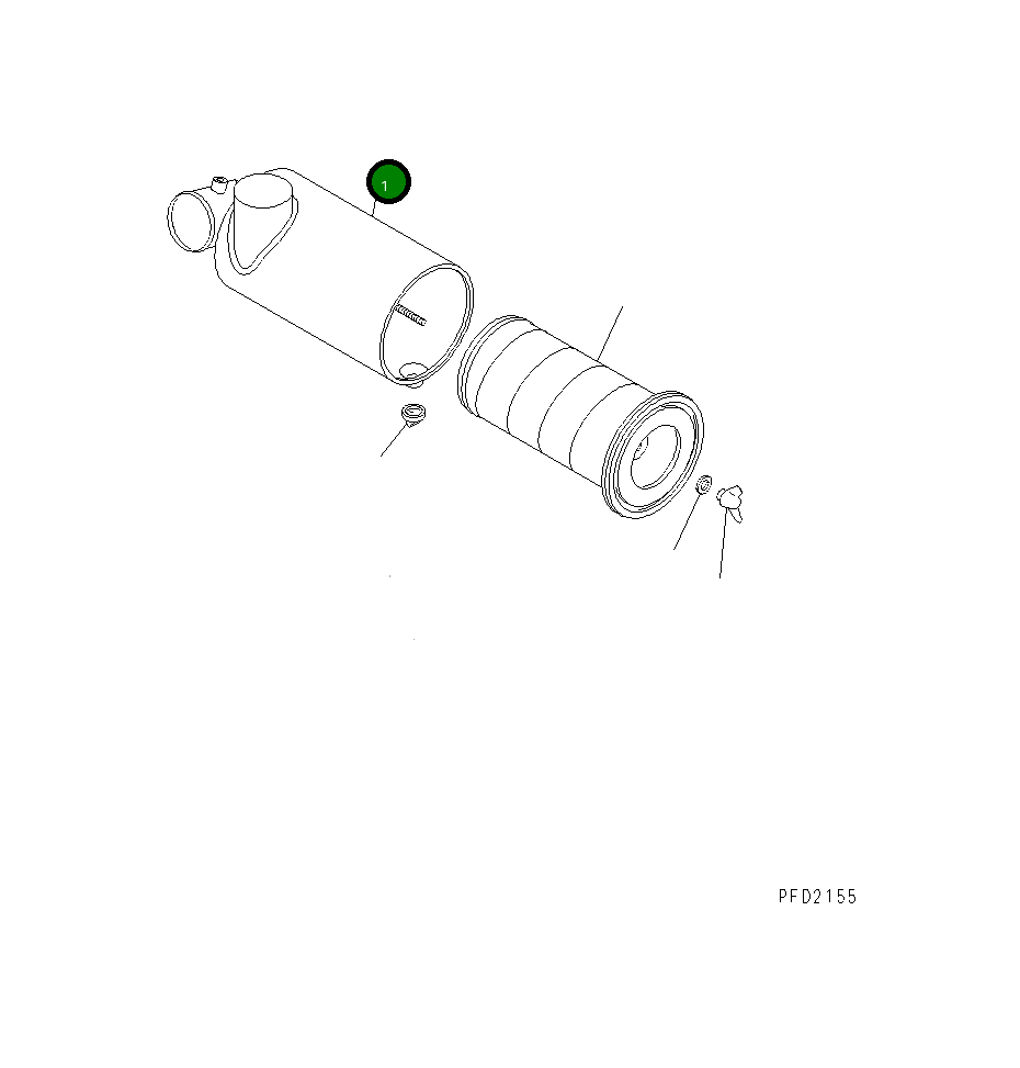 Корпус 6735-11-1440 Komatsu